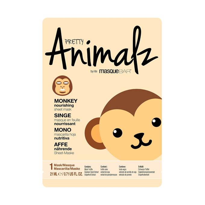 Pretty-Animalz-By-Masque-Bar-Monkey-Nourishing-Sheet-Mask-1-Mask